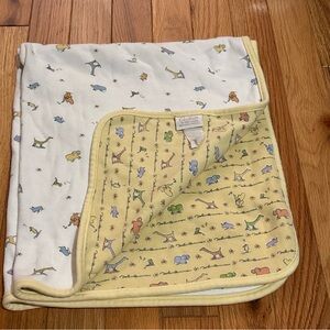 Carters vintage baby blanket John Lennon collab
Elephants, giraffes, birds